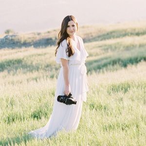 SHOW ME YOUR MUMU white maxi dress